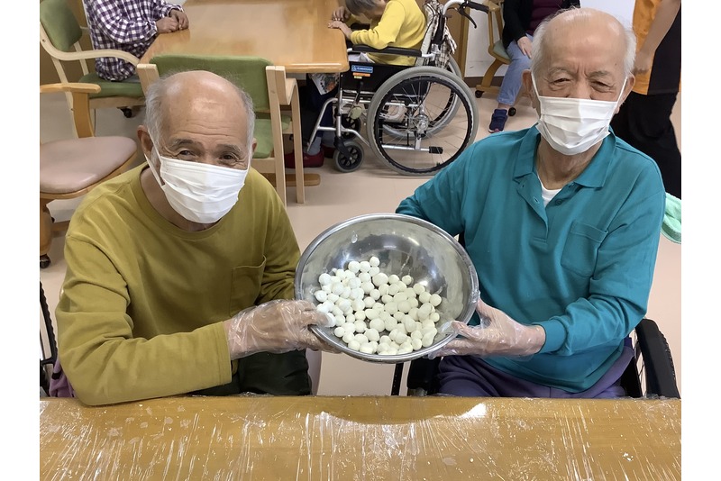 盆だんご作り🍡 盆だんご作り🍡