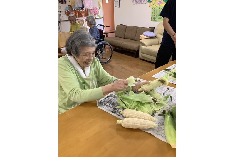 トウモロコシ🌽美味しかったよ。